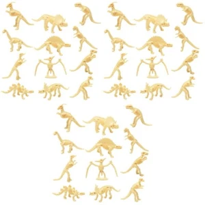 Set of 3 Dinosaurier-Skelett-Spielzeug Kind Baby Dinosaurier-Skelettmodelle - Afbeelding 1 van 12