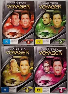 Star Trek Voyager Seasons 1,2,3,4 DVD Sets Menge bewertet PG/M Region 4 PAL - Bild 1 von 5