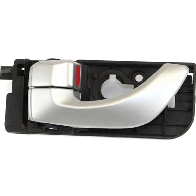 Interior Door Handle For 2006-2007 Hyundai Sonata Rear Driver Silver Plastic - Image 1 of 4