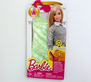 Barbie Fashion Paket mintgrün Blumenkleid - Bild 1 von 3