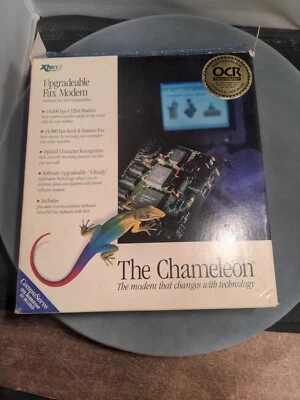 Xtend The Chameleon Upgradable Fax Modem 14.4 ISA Modem Card w/ discs 600-002001 - Image 1 of 4
