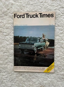 Vintage Ford Truck Times Magazine Fall 1966 Ranger Fairlane Ranchero Bronco - Picture 1 of 10