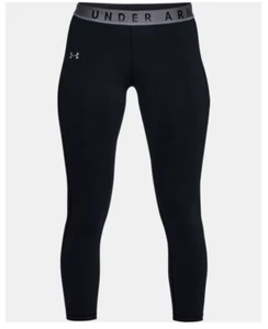 NWT $35 Under Armour Women's UA Favorite Crop Athletic Capris Black Sz S 1316142 - Picture 1 of 9