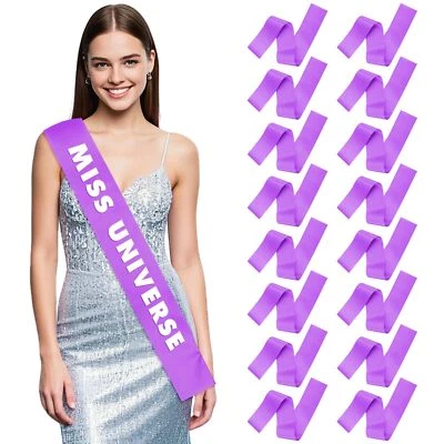 16Pcs Sash Satin Sash Blank Sash Blank Sashes for Pageants Senior Sash 2025 S... - Изображение 1 из 4