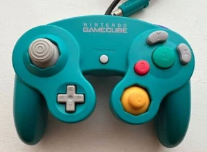 Nintendo GameCube Controller - Emerald Blue (Turquoise) - Picture 1 of 1