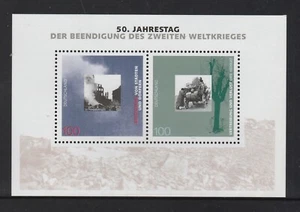GERMANY - 1995 50th Anniversary of the END of WW2 minisheet bloc MNH - Picture 1 of 1