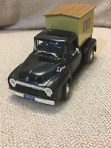 1956 Ford F-100 Camper Truck, Black - Signature Models 32395 - 1/32 Scale - Picture 1 of 7