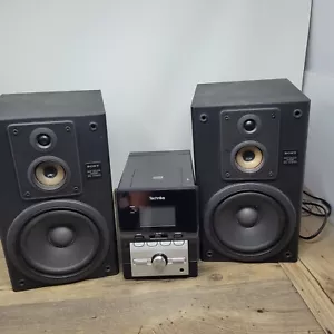 Sony 3Way Speaker System SS-H3500 & Technika Micro HI-FI MC12310H3001617UK - Picture 1 of 9