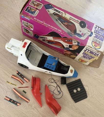 1977 KENNER 6 MILLION DOLLAR MAN BIONIC MISSION VEHICLE W/ BOX  Incomplete K Cover