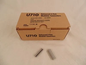 3M U710-BD1-5SD Bridge Module 19/26 Dry w/Solid Cap Box of 25 NEW 28-5 SW T 28-5 - Picture 1 of 1