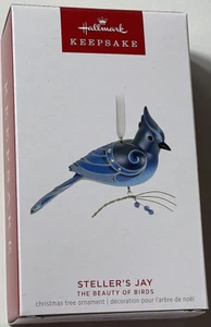 Hallmark 2023 Steller's Jay The Beauty of Birds #19 in Series Blue Jay - Picture 1 of 1