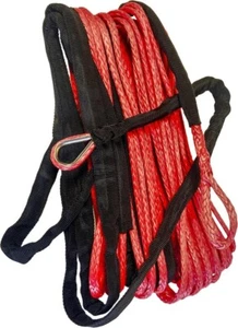 OPEN TRAIL Synthetic Winch Rope 3/16" Diameter X 50 ft. Red - Foto 1 di 1