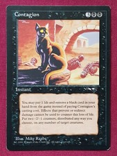 Magic The Gathering ALLIANCES CONTAGION single black card MTG