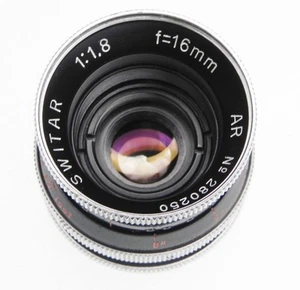 Kern 16mm f1.8 Switar AR C mount #280250 - Picture 1 of 12