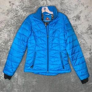 Columbia Women Omni Heat Full Zip Mighty Lite 3 Warm Lightweight Jacket S Blue - Picture 1 of 16