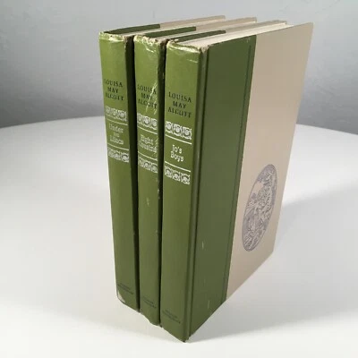 Lot 3 LOUISA MAY ALCOTT Doubleday HC Books: Jo's Boys Eight Cousins Under Lilacs Foto 1 de 4