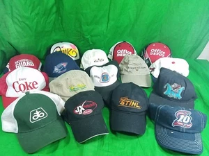 Vintage Mütze Menge Druckknopflasche Strapback Stihl Peterbilt MiLB Cola Kappe NASCAR DuPont Samen - Bild 1 von 6