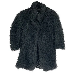 Art Class Girls Sherpa 1-Button Jacket Black Size S(6/6X) - Picture 1 of 11