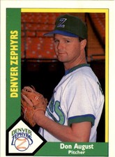 1990 Denver Zephyrs CMC #20 Don August