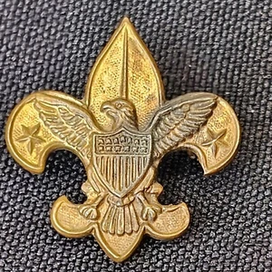Vintage 1911 TENDERFOOT RANK Boy Scout Uniform Badge Pin BSA Sash Award Camp - Picture 1 of 6