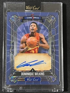 Dominique Wilkins 2024 Wild Card 5 Card Draw Autograph #'d 1/2 Atlanta Hawks SSP - Bild 1 von 4