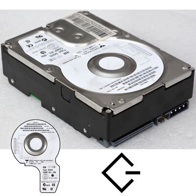 3,5 " 8,9CM SCSI Others Ultra Wide 68-PIN 68PIN 68 P IBM Dgvs Comp IEC-950 9 GB - Image 1 of 2