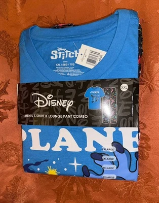 Disney Stitch “Not From This Planet” Pajama Set XXL New! - Image 1 of 3
