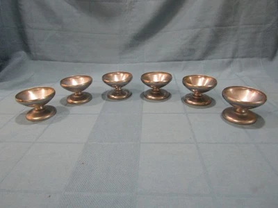 Lote de 6 cuencos/tazas de helado Bloomfield de colección con patas de acero inoxidable Foto 1 de 4