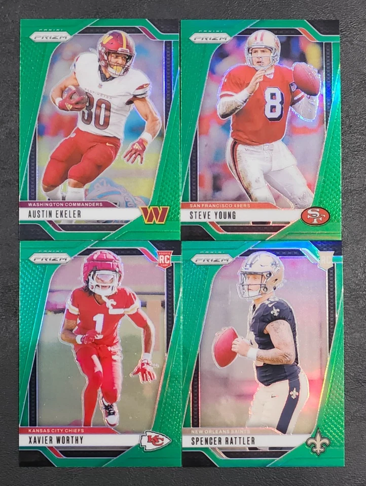 2024 Prizm Football GREEN PRIZMS 251-400 with Rookies You Pick the Card - Image 1 of 1