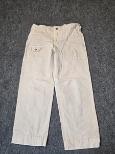 Women's Pilcro Anthropologie Wide Leg Baggy Cargo Pant Size 29 29X26 Light Pink  - Picture 1 of 8