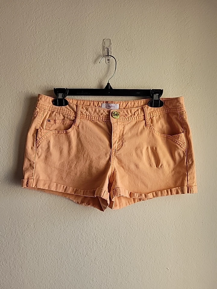 Mujer Candies Y2K Melocotón Micro Pantalones Cortos 7 Preppy Club Playa Mocosos Baddie S M Foto 1 de 4