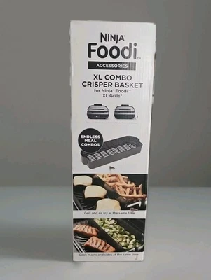 NINJA Foodi 配件 XL 组合 CRISPER 篮球适用于 Ninja Foodi XL 烤架 — 第 1/4 张图片