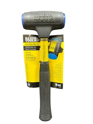 Klein Tools 811-16 martelo de sopro morto 16 onças, durável, força aumentada, protege - Imagem 1 de 4