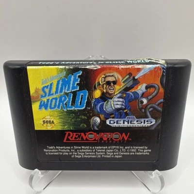 Todd's Adventures in Slime World - Sega Genesis - Tested - Cartridge Only! - Image 1 of 4