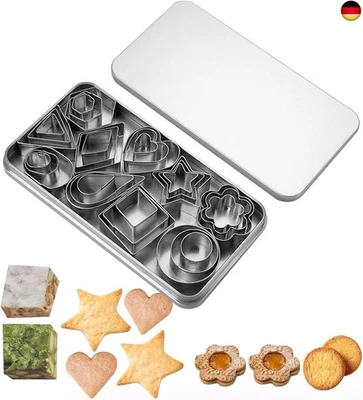 Plätzchen Ausstecher, 30 Stück Plätzchen Ausstecher Mini, Ausstechformen Set Kl - Bild 1 von 4