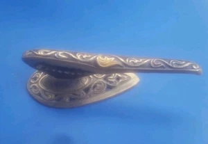 Vintage Brass Bronze Nut Cracker. Judaica Israel - Picture 1 of 6