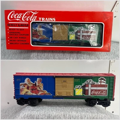 K-LINE 644705 Coca Cola 1994 Christmas Box Car With Box ‘O’ Gauge - Image 1 of 4