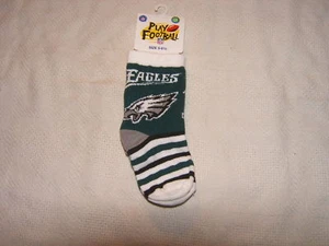 Football Philadelphia Eagles NFL Kids Socks Sz 5-6 1/2 NWT - Picture 1 of 1