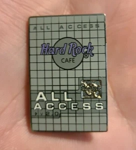 Hard Rock Cafe Pin All Access Silver Badge v 2.0 NEW - Picture 1 of 2