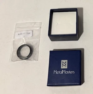 Metal Masters Men's black tunsten Ring matte band 8MM NEW! - Picture 1 of 2