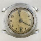 Vintage Lanco 7 Jewel Mens Mechanical Wristwatch Incomplete W Stepped Bezel