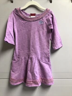 American Girl Purple Dress Sequins Star 7 Girl Size Pockets B5 - Image 1 of 4