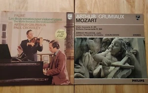 ARTHUR GRUMIAUX 2-LP Lot-Fauré Die Violinsonaten, Mozart Violinkonzert EX - Bild 1 von 6
