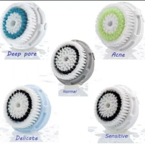 5 Facial Replacement Cleansing Brush Heads For Clarisonic Mia 2 Smart Fit - Picture 1 of 6
