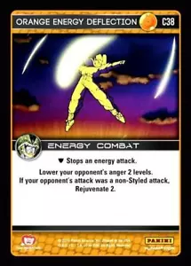 DBZ Dragon Ball Z TCG Panini Perfection C38 Orange Energy Deflection - Picture 1 of 1