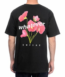 Empyre Mens Black Whatever Forever Tee Shirt New Medium - Picture 1 of 4