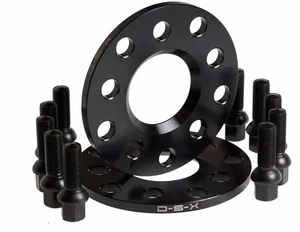 Wheel Spacers 5MM 5x112 with Extended BOLTS for AUDi A4 S4 A5 S5 2008 - 2012 - Picture 1 of 2