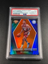 BEN SIMMONS 2016 PANINI CERTIFIED FRANCHISE FOUNDATIONS ORANGE ROOKIE /60 PSA 10