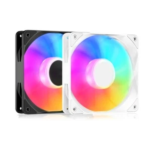 Computer Case Fan ARGB Case Fan 120mm ARGB Case Cooler Fan 3Pin+4Pin - Photo 1/10