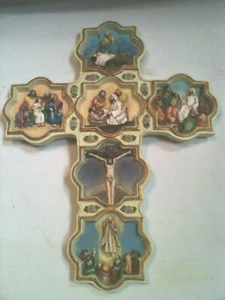 12” Life Of Jesus Cross ~ Religious ~ Very Rare!! - Picture 1 of 8